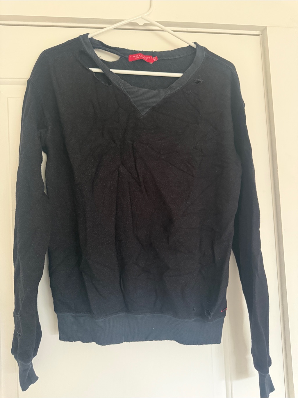 Women’s Navy Pullover Sweater - Philanthropy